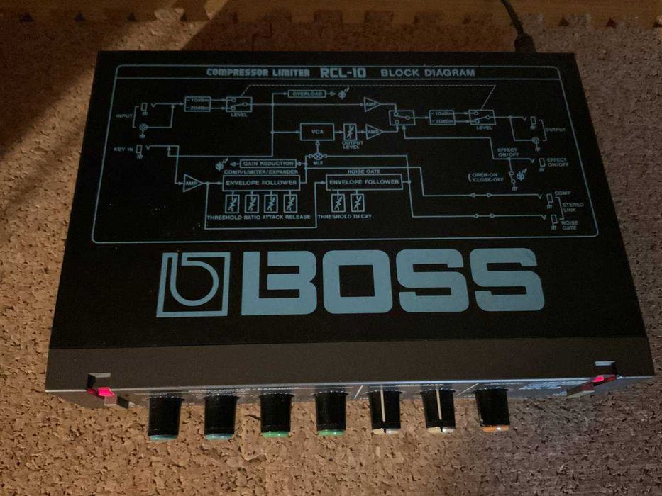 Компрессор графический и параметрический эквалайзер | Boss RCL RPQ RGE ...