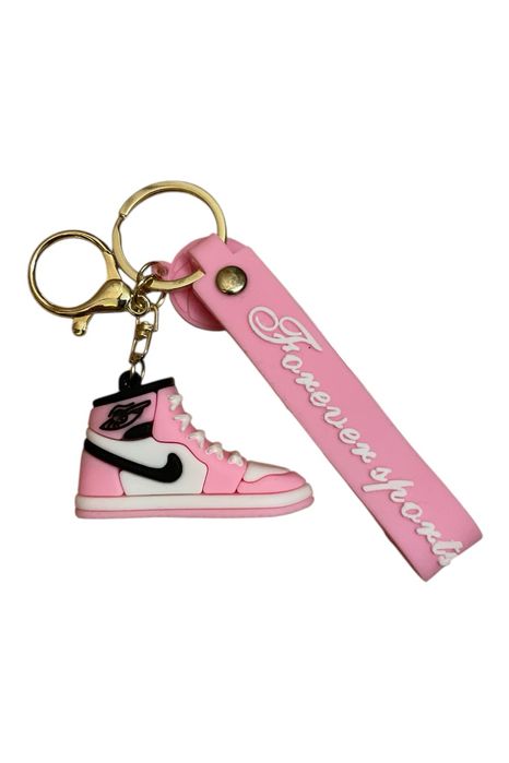 brelok do kluczy rozowy