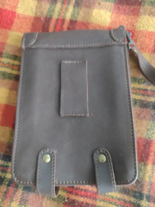 Чоловiча сумка-барсетка. Нова. Натур. Шкiра .