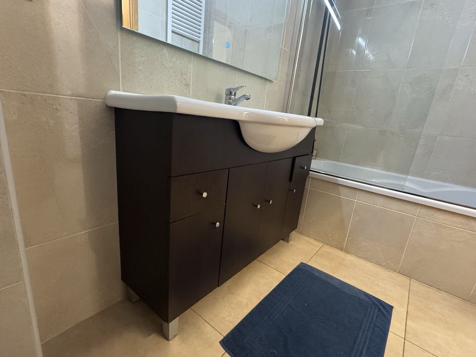 Movel WC + lavatorio + torneira + espelho