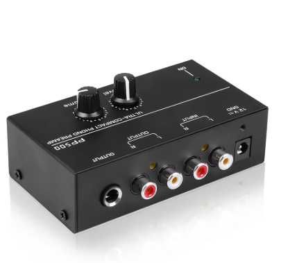 Przedwzmacniacz Phono interfejs RCA głośniki gramofon studio monitory