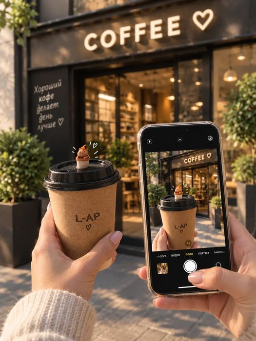 Capybara Coffee Cup Topper – Adorável para Café