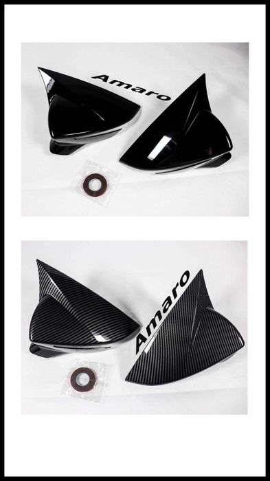 Capas de Espelhos Carbono/Preto(Seat Ibiza MK5,Leon MK3, 5F, FR,Cupra)