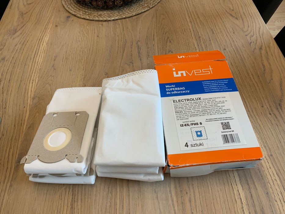 Worki do odkurzacza Electrolux, Philips - 6 szt