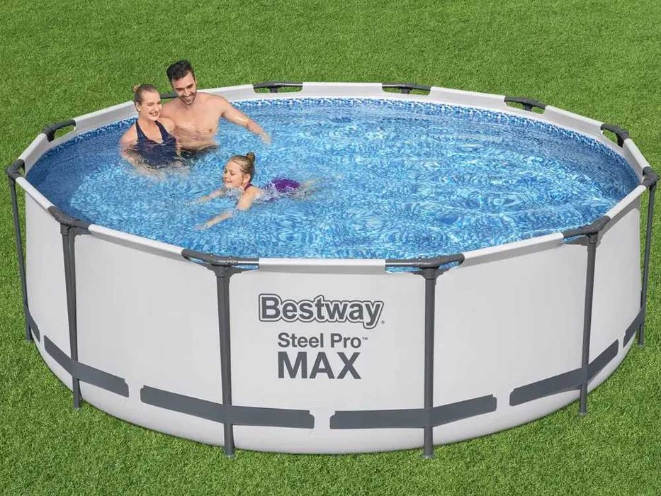 Каркасний басейн Bestway Steel Pro MAX 56418 366x100см з драб та насос