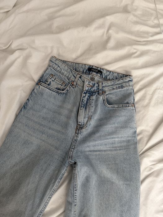 Джинси блакитні широкі wide leg