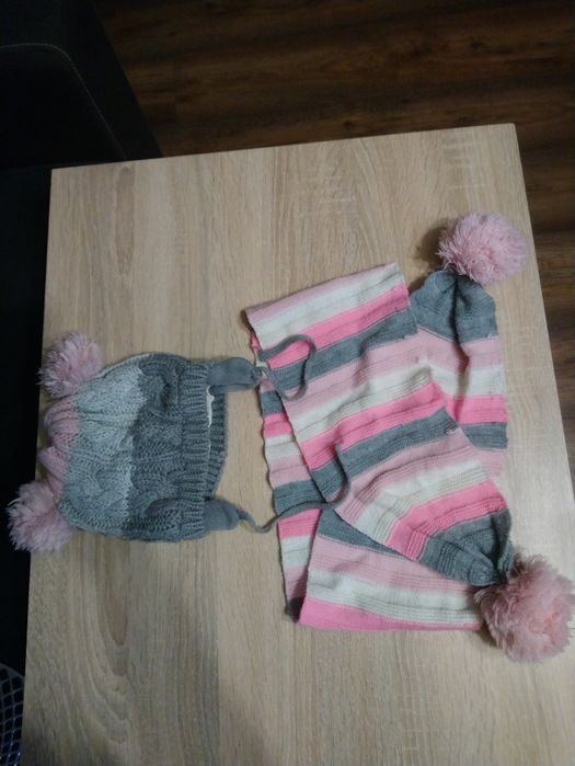 Czapka i szalik 2-3 latka