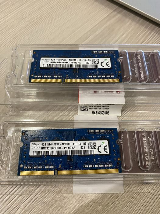 Оперативная память для ноутбука DDR3 L