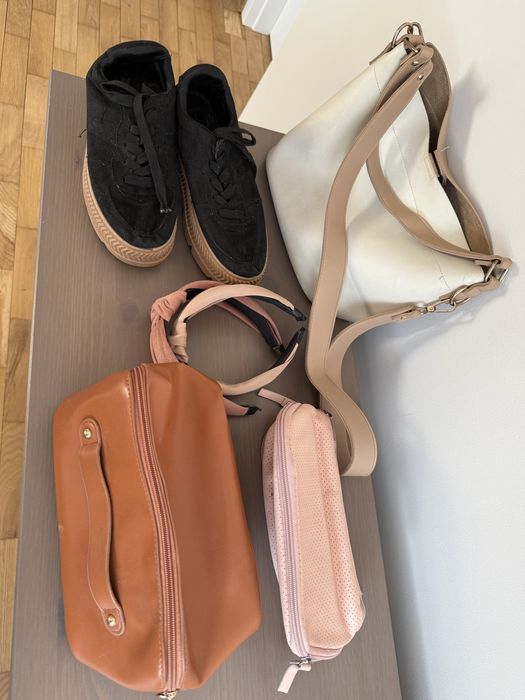 Mega paka torebka kosmatyczka buty 38 opaska