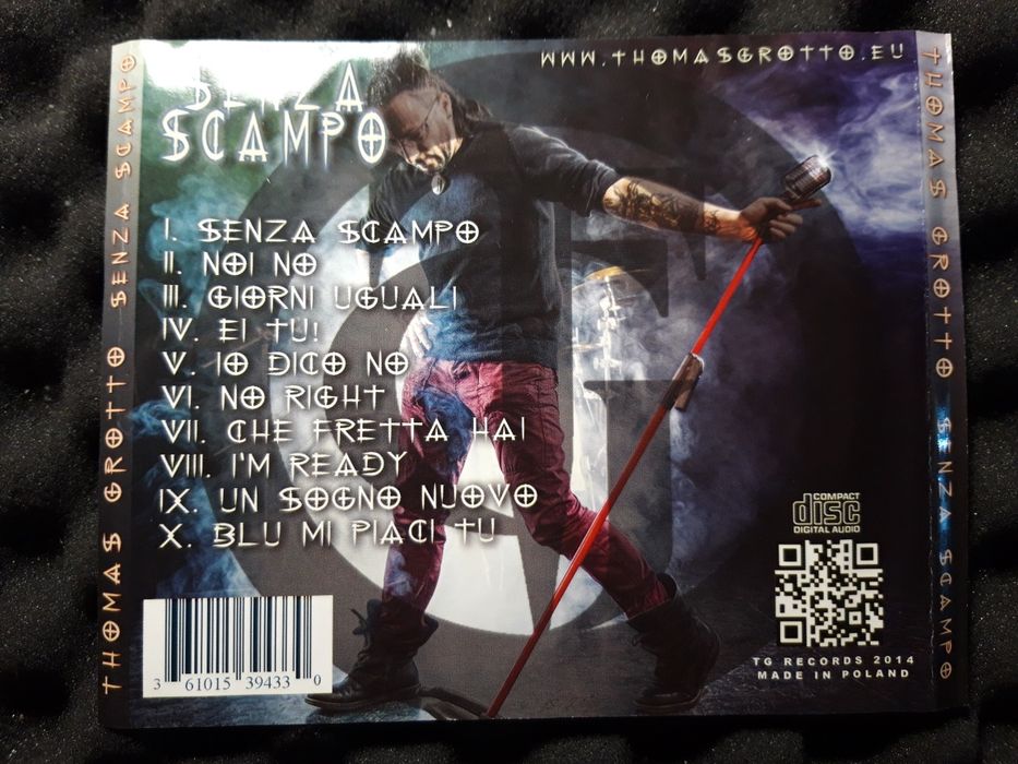 Thomas Grotto - Senza Scampo (CD, 2014)
