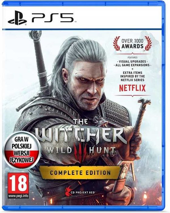 Wiedźmin 3 Dziki Gon Edycja Kompletna PS5 Dubbing = PŁYTA PL