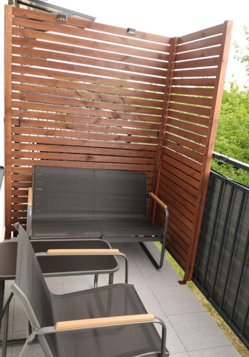 Ogrodzenie drewniane przęsła, ogrodzeniowy panel płot zabudowa tarasu