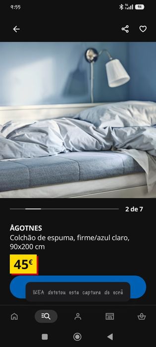 Cama de solteiro simples