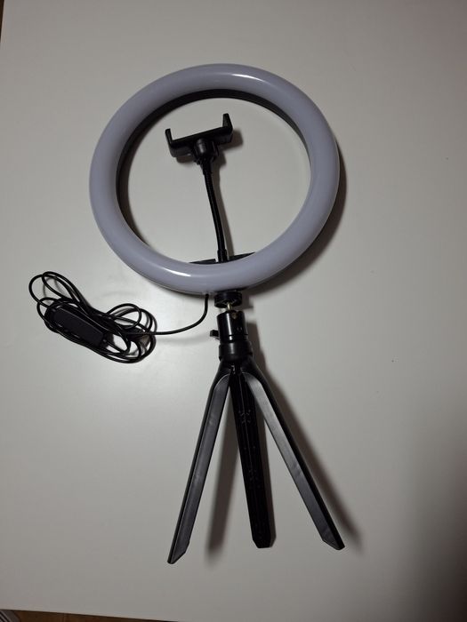 Anel de luz LED  com tripé