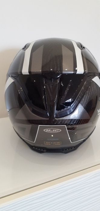 Capacete HJC F70 carbono black, como novo.
