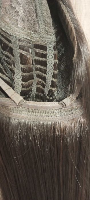 Перука з термоволокна на сітці