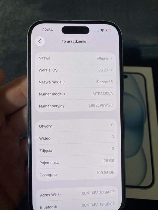iPhone 15 bardzo dobry stan zadbany