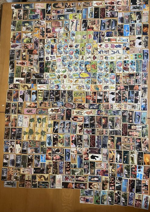 Наклейки та картки 90–2000-х | Pokémon, Digimon | Великий лот