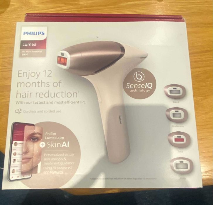 Depilator PHILIPS Lumea 9900 IPL BRI973/00 SenseIQ Czujnik SmartSkin