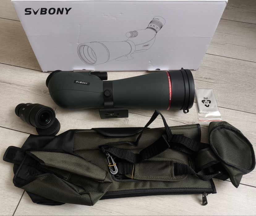 Подзорная труба Svbony SV406P 20-60x80 ED, Zoom, Dual Focus, монокуляр