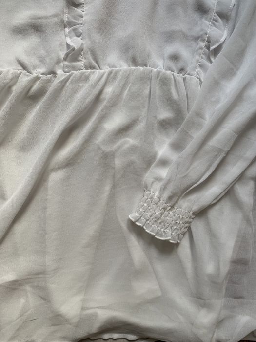 Sukienka biala mgielka L