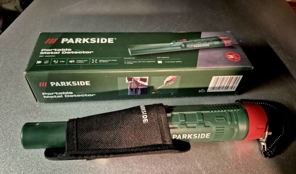 Przenośny wykrywacz metali Parkside PTMD A1