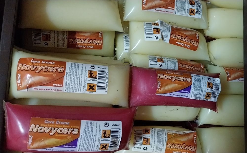 37 pacotes de cera para o chão de madeira