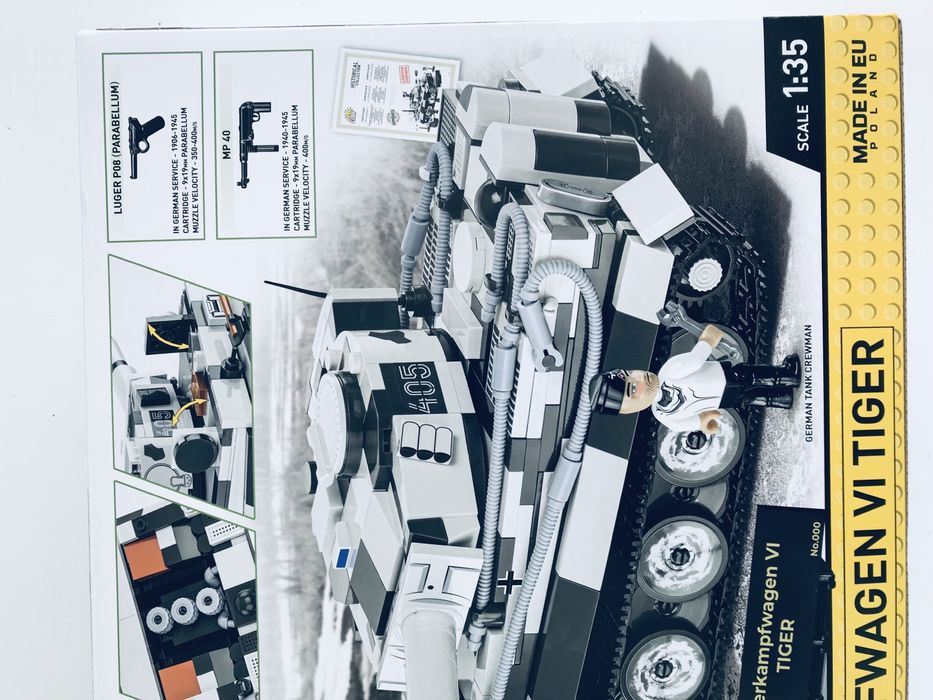 Czołg Panzerkampfwagen Vl Tiger klocki cobi 3122 Limited Edition