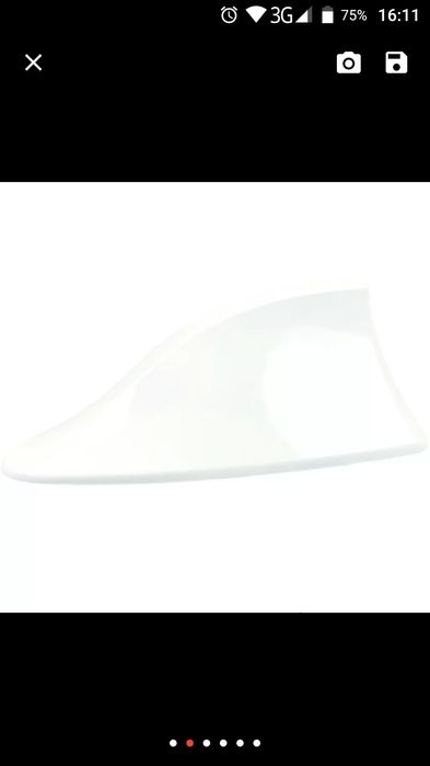 Antena de Barbatana de Tubarão Universal/FM/AM cabo de conexão dentro.