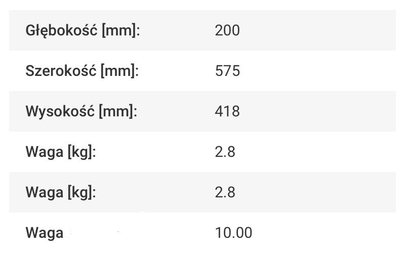 Grzejnik konwektorowy BLAUPUNKT HCO301