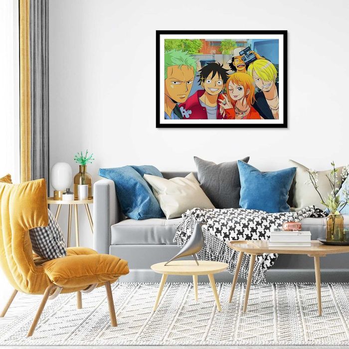 DIY Zestaw 5D do malowania diamentami ANIME 30x40cm haft obraz s565