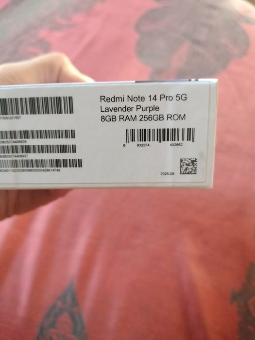Redmi Note 14 Pro 5G Lavender Purple 8GB Ram 256 GB ROM