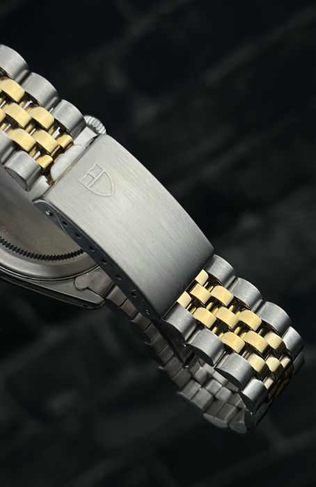 Tudor Prince Oysterdate 74033 White Roman Diamond Factory Dial
