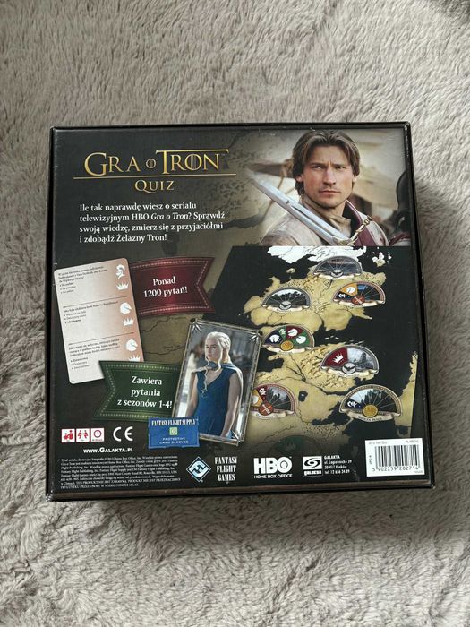 Gra o Tron: Quiz - gra planszowa rodzinna Galakta