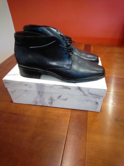 Botas italianas, pele genuína de alta qualidade, marca Luca Grossi