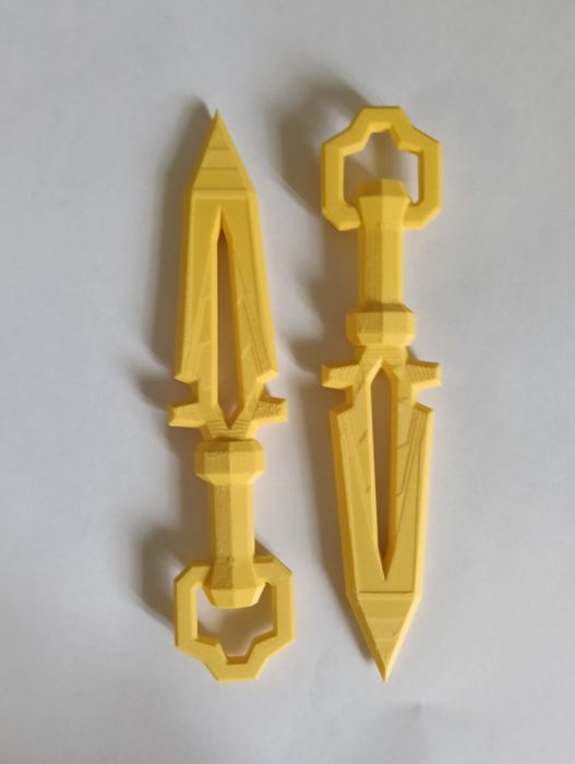 Keyper, Keynais, keyvolwer, keyuzi, keyrambit roblox rivals z druku 3d