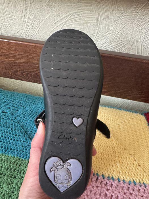 Туфлі clarks чорні 32 розмір