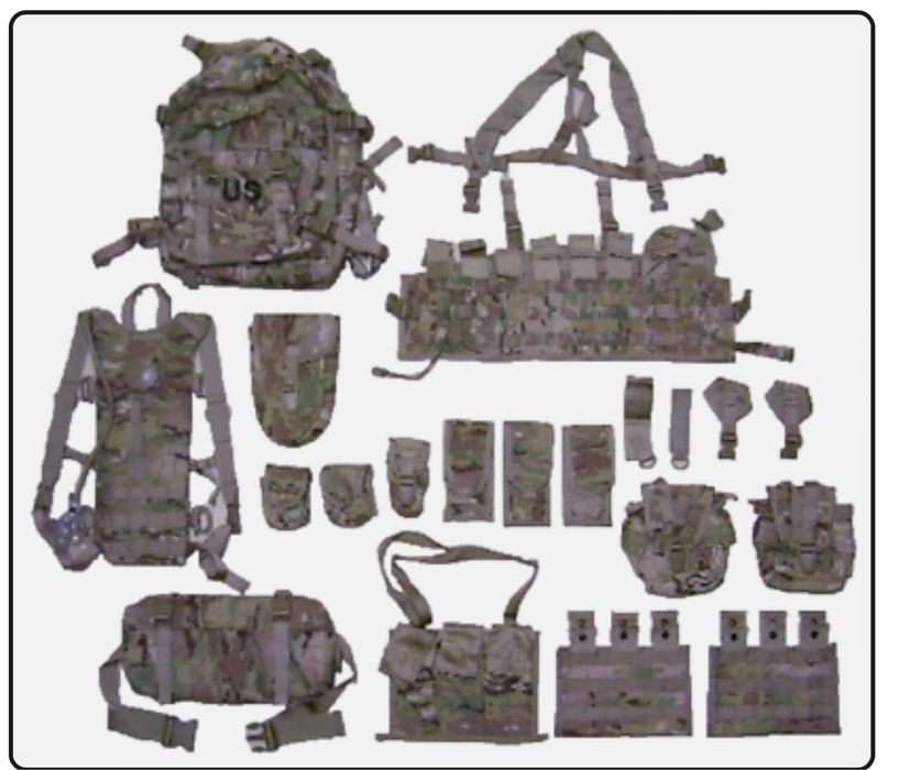 Штурмовий набір.  US ARMY MOLLE II Rifleman Kit OCP/Scorpion Complete
