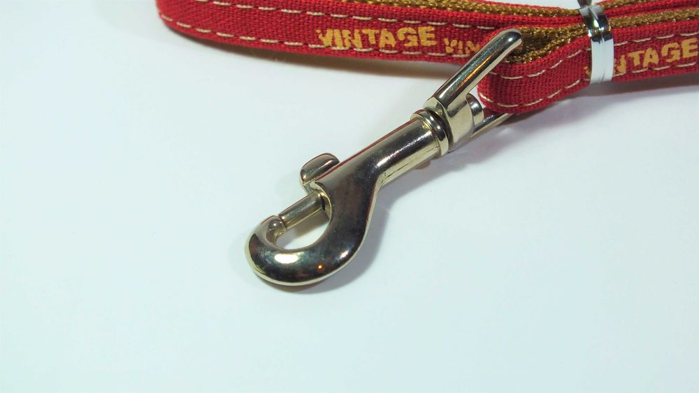 Smycz dla psa CAMON nylonowa 115cm x 1cm czerwona - NOWA