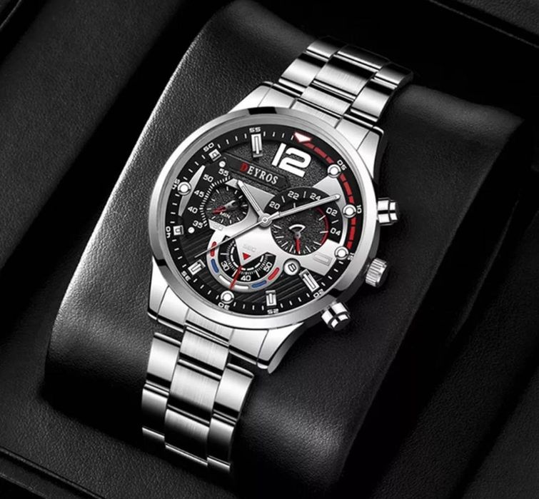 Годинник чоловічий з металевим браслетом