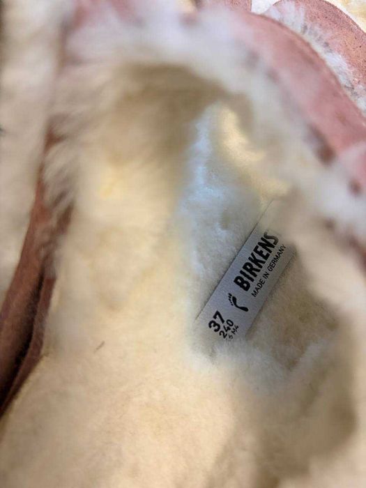 Нові шльопанці Birkenstock Arizona Shearling колір Pink Clay 37 розмір