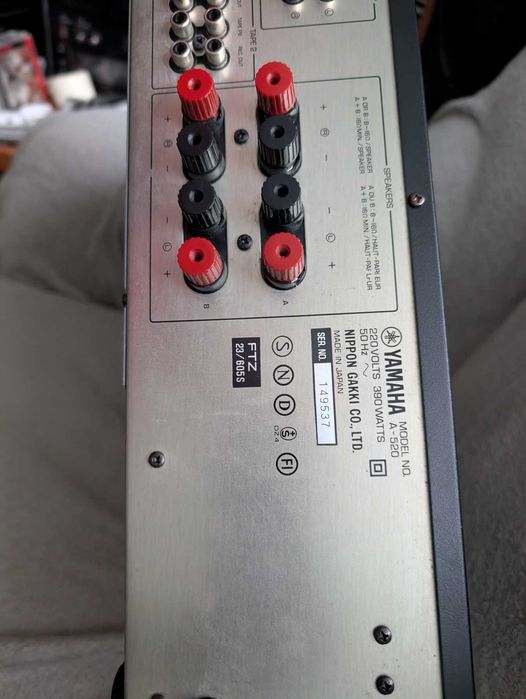 ‼️ Yamaha a520 ‼️ Аудіо підсилювач. Стан . Звук. Відео роботи