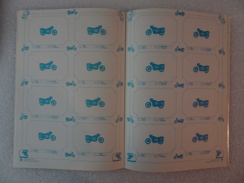 Caderneta de cromos vazia Aventura no Mundo Motorizado - Europer