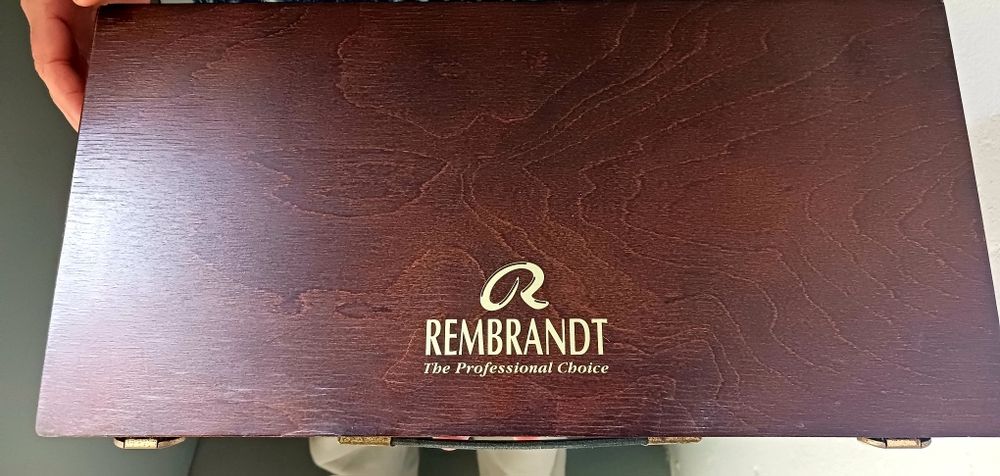Estojo Caixa Madeira Acrílico Rembrandt Royal Talens (Profissional) - Lisboa