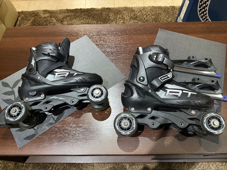 Rolki Łyżwy Wrotki 4w1 Regulowane RAVEN Profession L(38-42)- JAK NOWE!