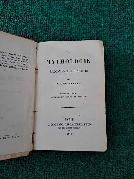 La Mythologie Racontée Aux Enfants - M. Lamé Fleury (1878)