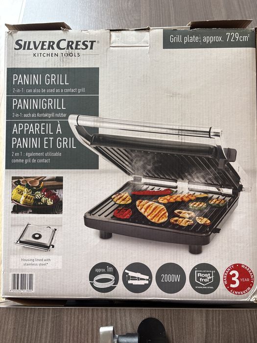 Grill elektryczny kontaktowy panini