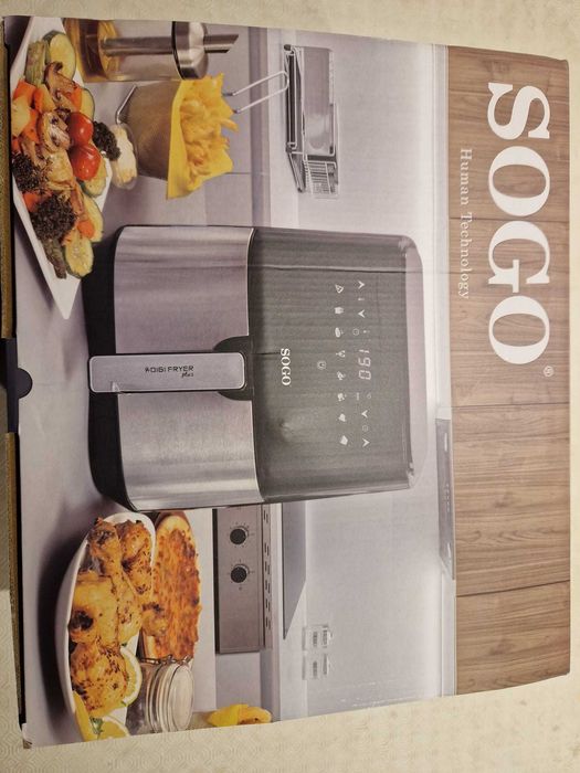 Fritadeira sem óleo SOGO - 1450W - 5L - 8 programas (artigo novo)