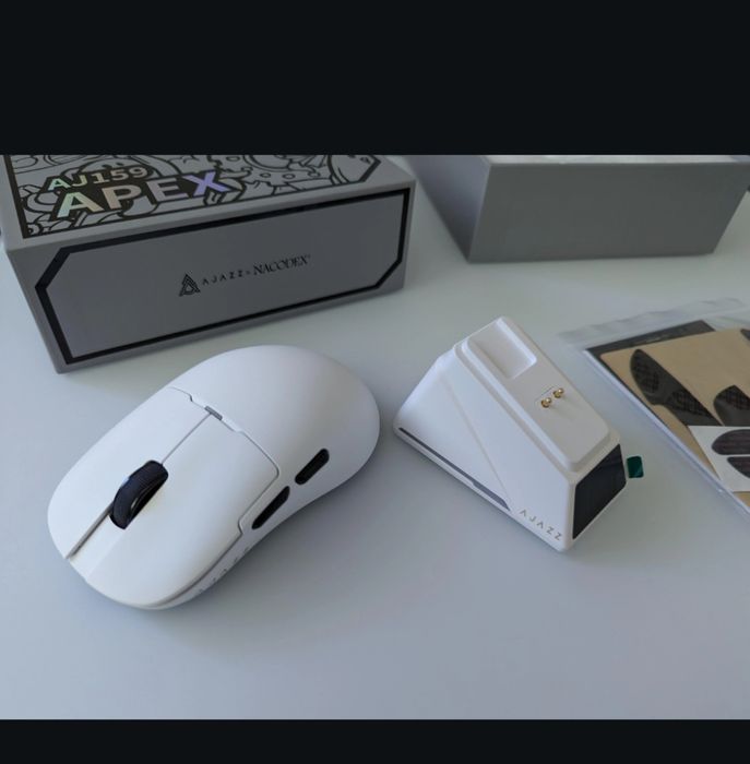 Нові чорні/білі ігрові мишки AJAZZ AJ159 APEX Игровая мышка