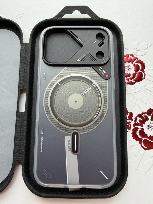 AULUMU A17 Frosted Case for iPhone 17 Pro Max + Магнитная подставка G05 Air Next-Gen Hi-Per